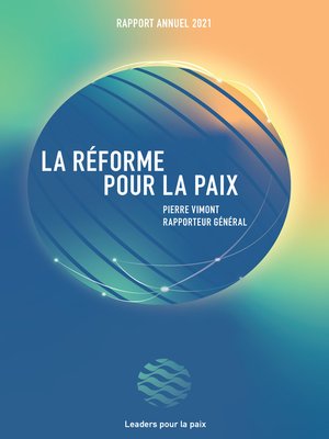 cover image of La réforme pour la paix